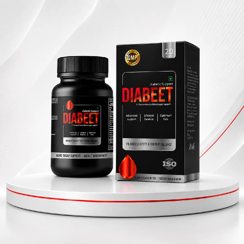 Diabeet कैप्सूल की बोतल और बॉक्स